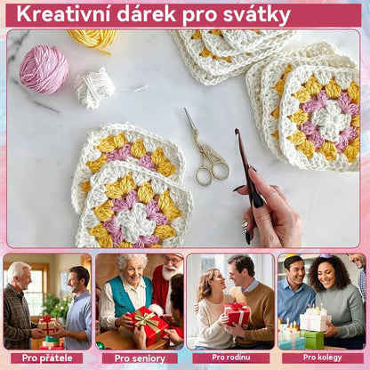 🔥Kupte 1 a získejte 1 zdarma🔥🧩🧷【50 unikátních vzorů】Sada háčkovaných přáníček