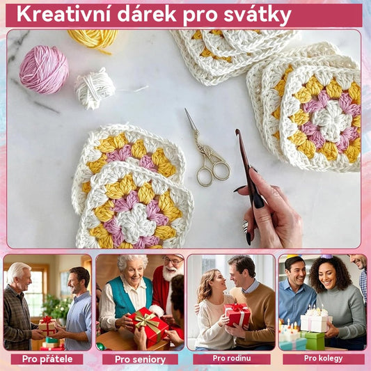 🔥Kupte 1 a získejte 1 zdarma🔥🧩🧷【50 unikátních vzorů】Sada háčkovaných přáníček