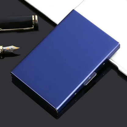 🛡️✨ Držiak na karty s RFID ochranou proti krádeži z hliníkovej zliatiny – elegantný, kompaktný a ľahký