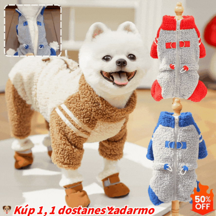 🎁🐶 Mäkké, roztomilé a teplé kabátiky pre psov a mačky