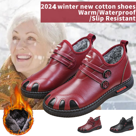 【36-41】 Új meleg gyapjú vízálló és csúszásmentes női csizma