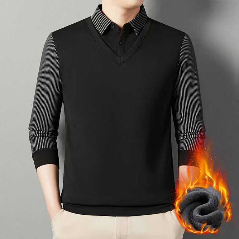 🔥👔【M-4XL】Nova moška dvodelna obleka iz imitacije šenila 2025