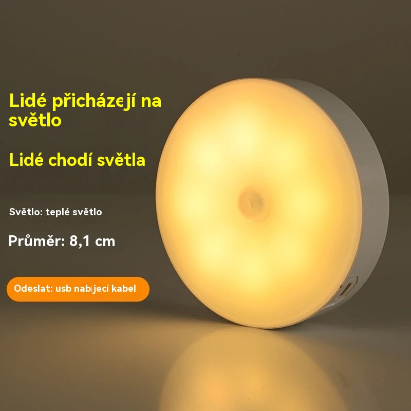 🏡💡Inteligentní LED lampa s indukcí lidského těla, pohodlné a praktické nabíjení