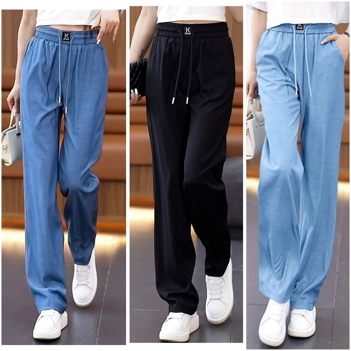 🔥【Omejena akcija: popust do 50 % + plačilo po povzetju】👖【S-3XL】Visokokakovostne mehke hlače sproščenega kroja z lepim padcem