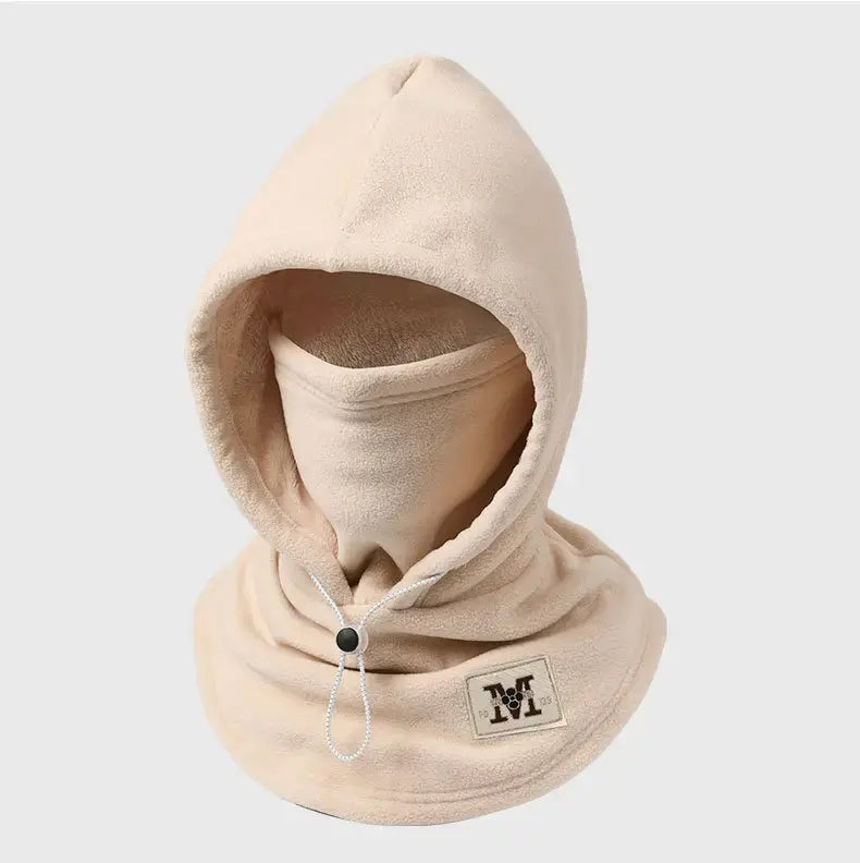 ☃️ 3-v-1 fleecová kukla s kapucňou — teplá, vetruodolná a ideálna na outdoor, cyklistiku a zimu.