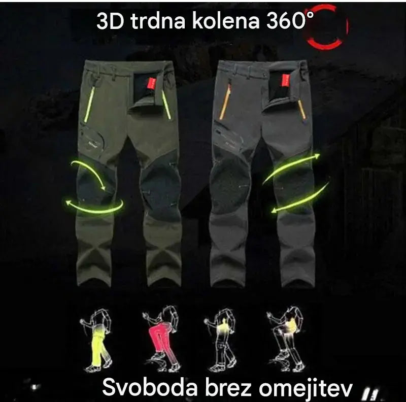 🏃‍♂️【S–5XL】2026 Nove moške outdoor hlače za jesen in zimo – tople, flis, nepremočljive in odporne proti vetru