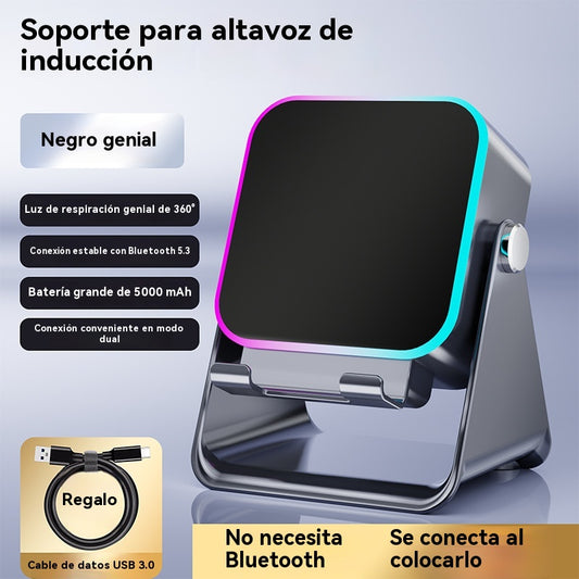 🔥📢 50% ΕΚΠΤΩΣΗ! Ηχείο Bluetooth 5 σε 1 με ασύρματη φόρτιση και ρυθμιζόμενη βάση τηλεφώνου 🎶⚡