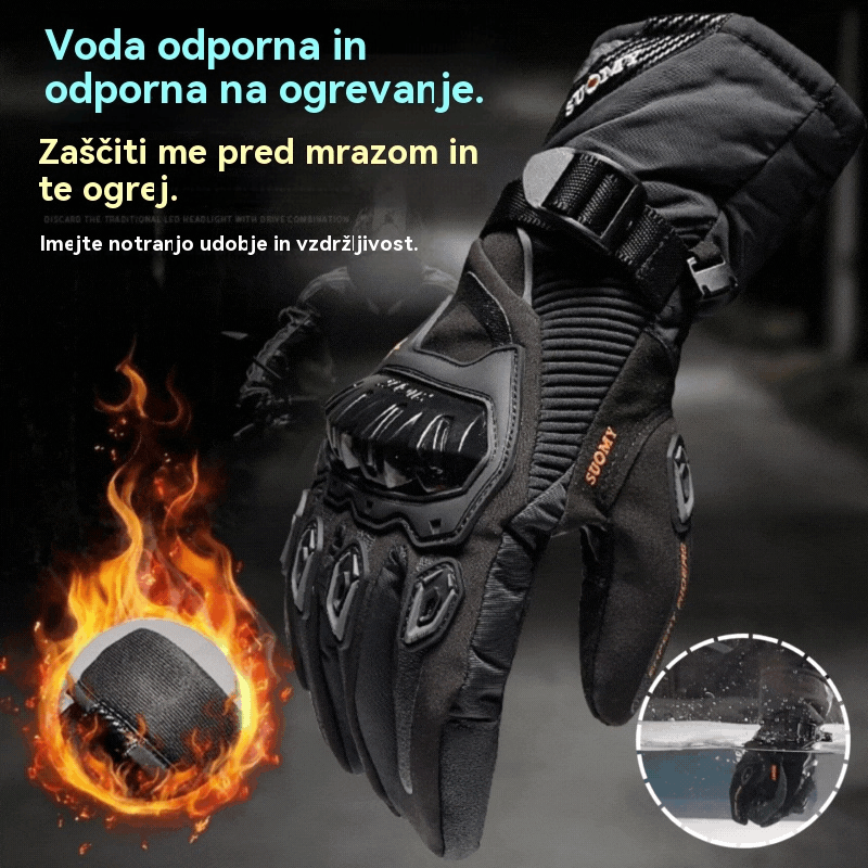 🔥🧤🧤Termične motoristične rokavice | Izolirane