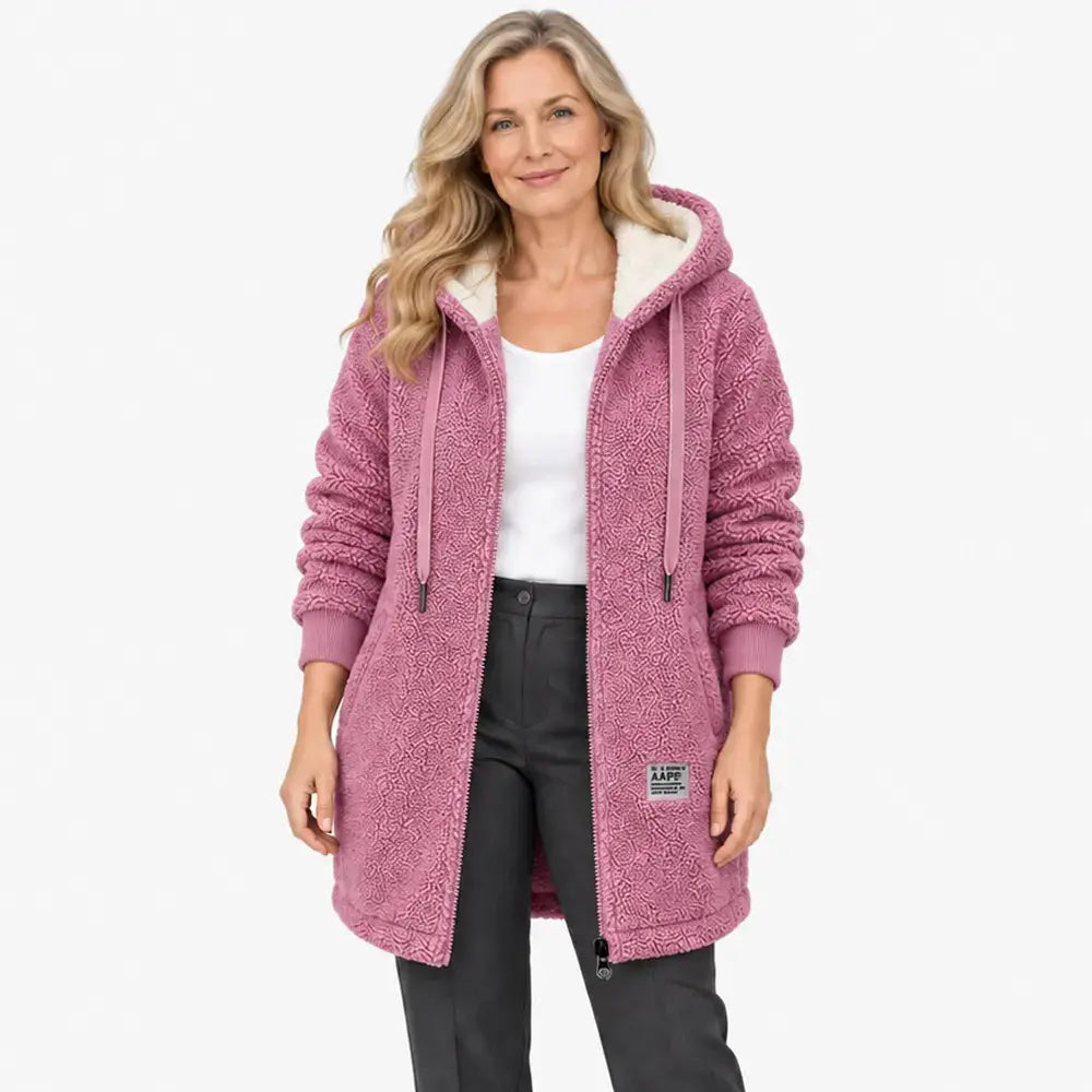 ⛄🧥 Dámska zimná bunda s kapucňou — teplá, mäkká a pohodlná, dostupná vo veľkostiach M–3XL.