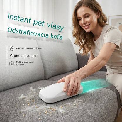🧹Prenosná kefa na odstraňovanie vlasov a žmolkov, odstraňovač žmolkov z oblečenia.