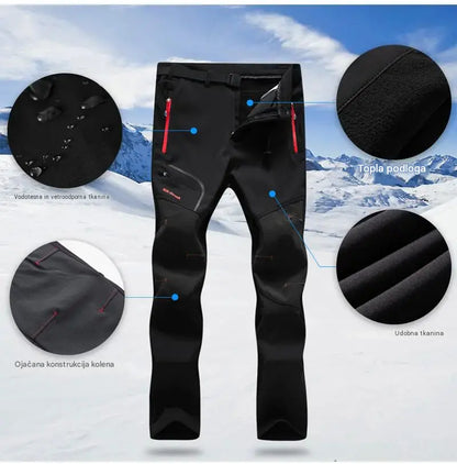 🏃‍♂️【S–5XL】2026 Nove moške outdoor hlače za jesen in zimo – tople, flis, nepremočljive in odporne proti vetru
