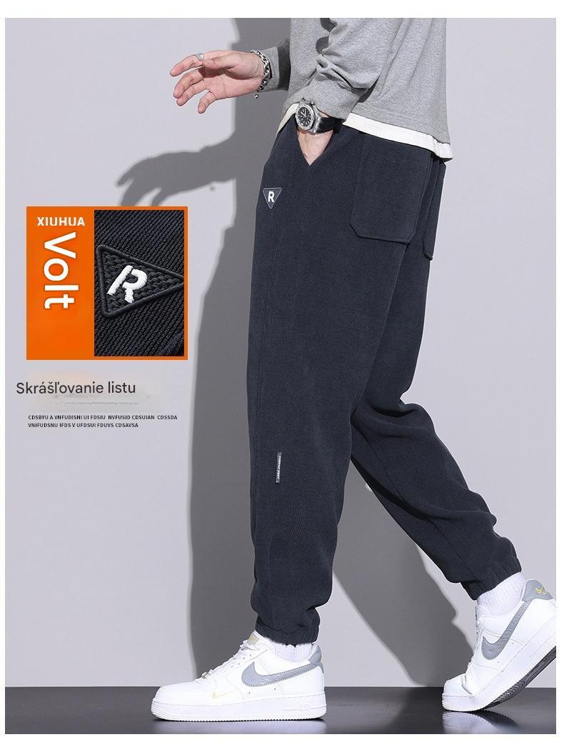 🔥【Kúpte 1 a získajte 1 zadarmo】👖【M-5XL】😎Nové zimné nohavice pre mužov, plus zamat a hrubý manšestr, teplé a ležérne pánske nohavice