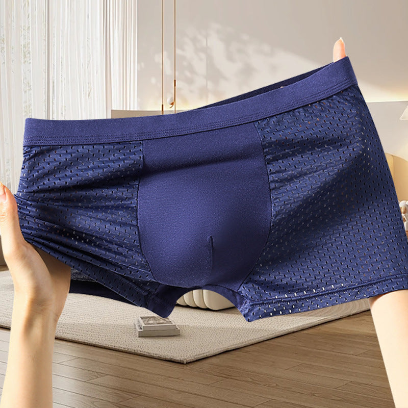 🔥【Kúpte 4 kusov a získajte 4 kusov zadarmo】Pánske pohodlné priedušné sieťované boxerky