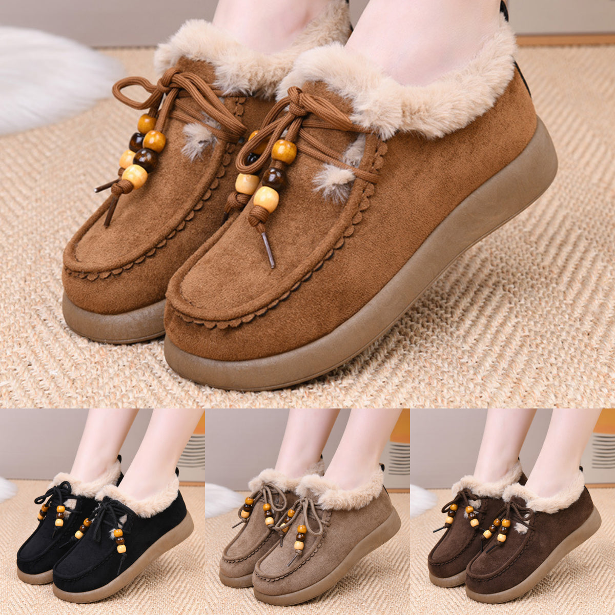 🔥【Dnešní speciální nabídka: sleva 49 %】【36-41】🔥🏆Nové teplé mokasíny s fleecovou podšívkou