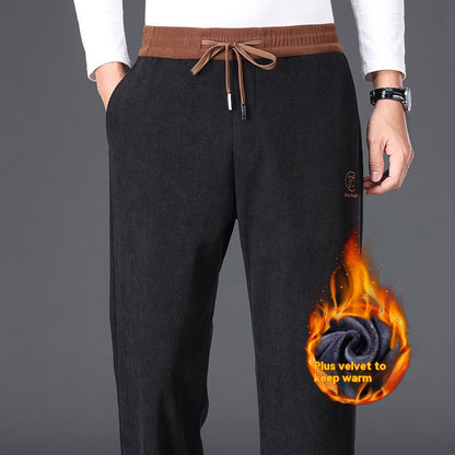 🔥🔥【50%OFF】Nové vysoko kvalitné nohavice z čistej bavlny, zosilnené a podšité flísom, ležérne a pohodlné.