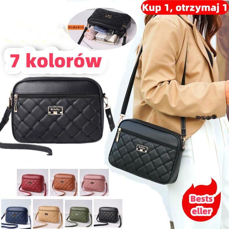 🔥【Oferta ograniczona czasowo– 50% zniżki】Modna, miękka skórzana torba na ramię o dużej pojemności