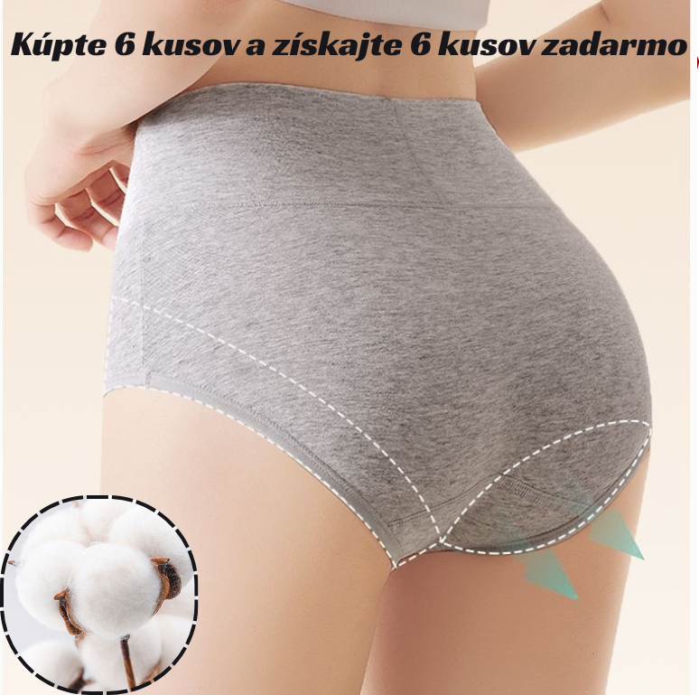 💖Poslední den sleva 50 % - 【Kupte 3, získejte 3 zdarma】Nadzvednutí hýždí s vysokým pasem z vysoce kvalitní bavlny✨️ （45-105 kg）