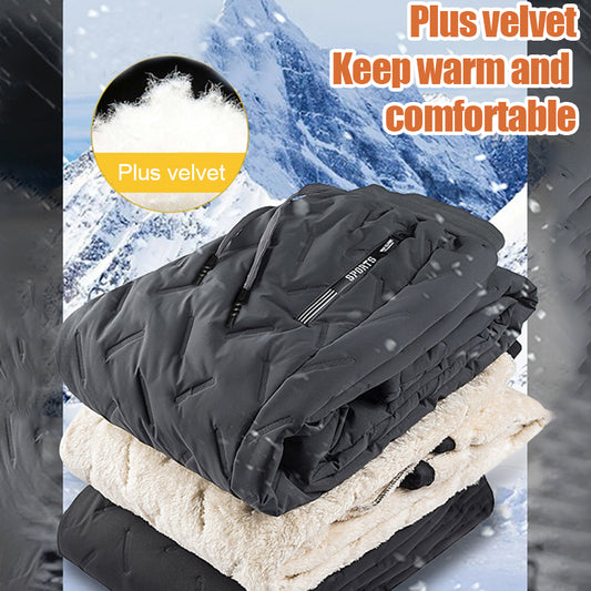 【L-7XL】Zimní fleecové kalhoty ze zesílené jehněčí vlny – časově omezená nabídka🔥