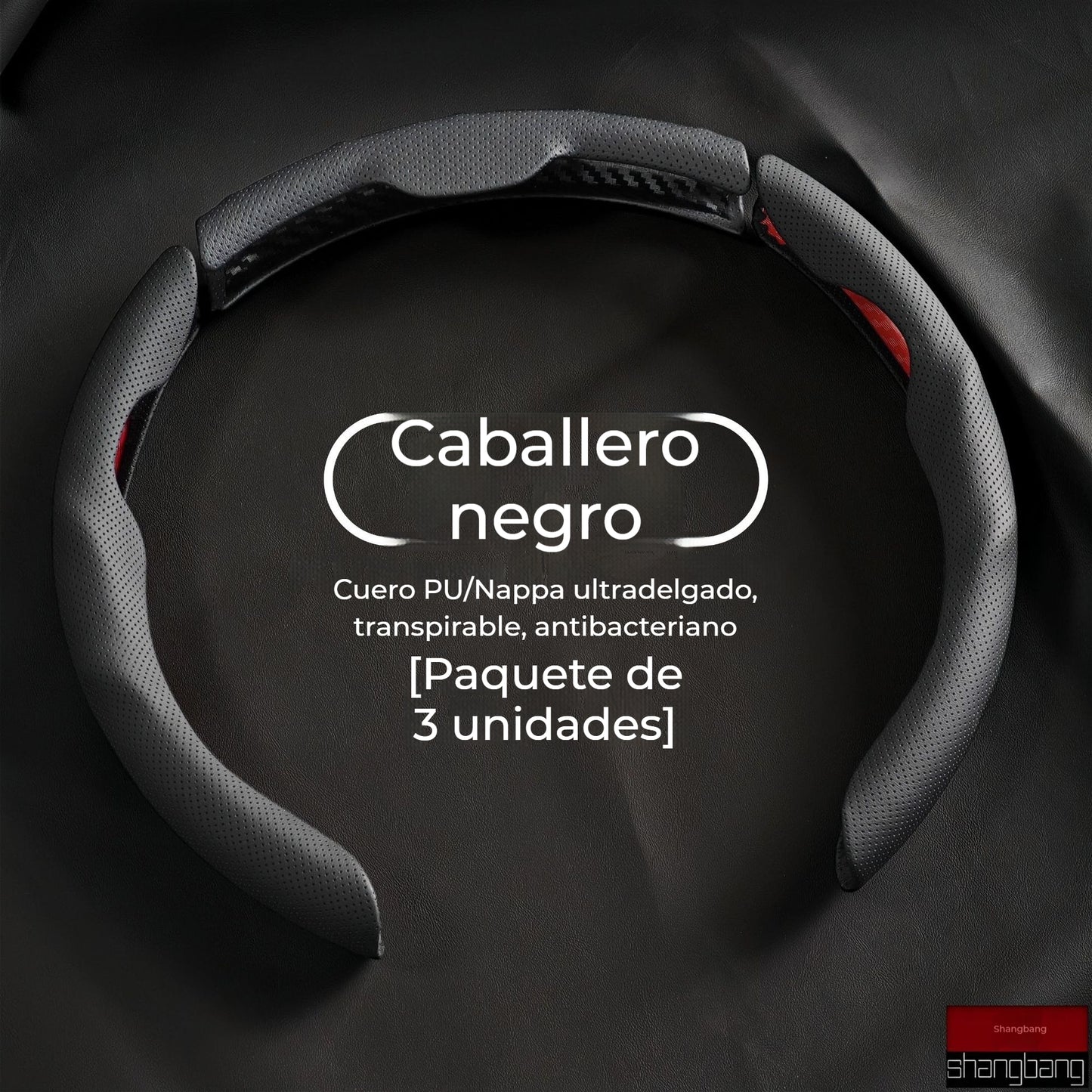 🚗Kožený volant do auta, vhodný pro všechna roční období, protiskluzový, savý a odolný proti opotřebení