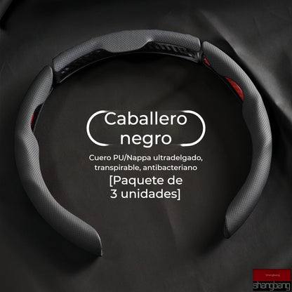 🚗Kožený volant do auta, vhodný pro všechna roční období, protiskluzový, savý a odolný proti opotřebení