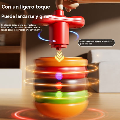 Τελευταία μέρα! 50% έκπτωση! 🔥Το πιο δημοφιλές παιχνίδι  🎶🌈 Φωτεινό και πολύχρωμο μουσικό σβούρα