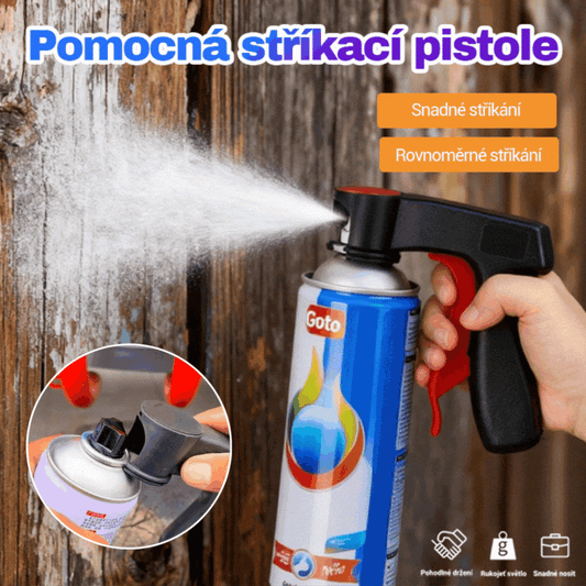 👨‍🔧🚗💨Αγοράστε 1 και πάρτε 1 δωρεάν🔥Βοηθητικό πιστόλι ψεκασμού χειρός, Βοηθητική λαβή για ψεκασμό χρώματος, Πιστόλι ψεκασμού χειρός με μανιβέλα για τοίχους αυτοκινήτου, Αυτοψεκαζόμενο σπρέι