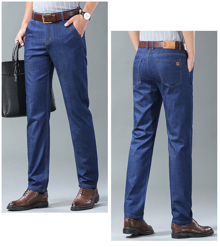 👖👖 Jednoduché, ležérne a všestranné pánske džínsy pre väčšie veľkosti