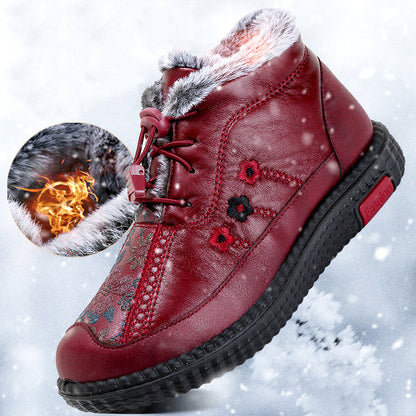 🔥Limitált ajánlat: 40% kedvezmény 🔥Kézzel készített, valódi bőrből készült női bokacsizma, csúszásmentes és bélelt, Olaszországban gyártva