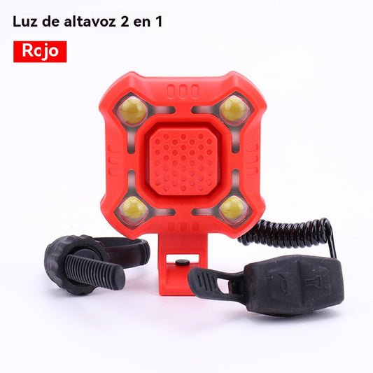 📢🔦【Περιορισμένη προσφορά: Έκπτωση 40%】Πολυλειτουργικό φως κόρνας ποδηλάτου 2 σε 1