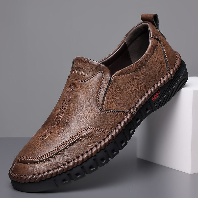 🔥【39-44】Moški športni copati · Pravo usnje, mehak podplat, nedrseči in zračni · 50% popusta, omejena ponudba