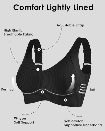 😍【Kupi enega, dobiš enega gratis】【49 % popust】【49 % popust】Ženski enodelni nedrček brez rokavov❤️【40–95 kg】