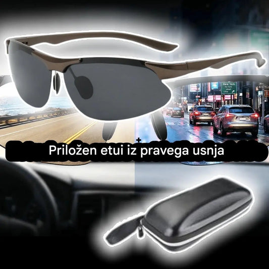 🕶️ Polarizirana fotokromatska očala za vožnjo podnevi in ponoči 🚗