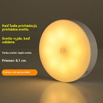 🏡💡【Kúpte 2 a získajte 2 zadarmo】Inteligentné LED svetlo so snímaním ľudského tela, ľahko sa nabíja a je praktické