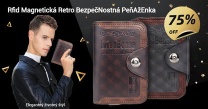 🤵💼【Kúpte 1, získajte 1 zadarmo】 Nový pánsky magnetický peňaženka 2026