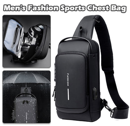 🔥Προσφορά περιορισμένης διάρκειας，Καυτή πώληση 🔥 💼 Νέα ανδρική αθλητική τσάντα στήθους 2026