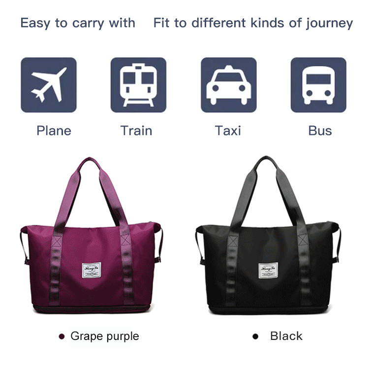 Многослойна чанта за мокро и сухо пътуване с голям капацитет