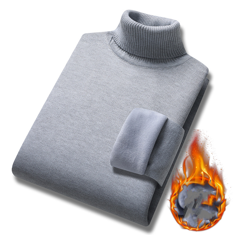 🔥【M-4XL】🔥 2026 w nowym stylu, lekki, luksusowy męski sweter z golfem, kaszmirowy sweter biznesowy na co dzień