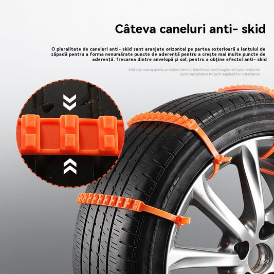 🚗❄️🌨️👍【Καυτές πωλήσεις】Παγκόσμια αντιολισθητική αλυσίδα τροχών αυτοκινήτου, αντιολισθητική αλυσίδα και αλυσίδα βροχής, αντιολισθητικό δέσιμο ελαστικών