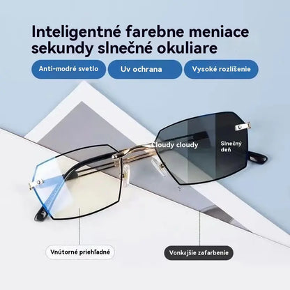 ✨🕶 Nové inteligentné fotochromatické okuliare na čítanie pre mužov a ženy, okuliare blokujúce modré svetlo