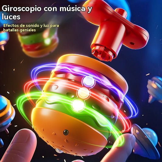 Τελευταία μέρα! 50% έκπτωση! 🔥Το πιο δημοφιλές παιχνίδι  🎶🌈 Φωτεινό και πολύχρωμο μουσικό σβούρα