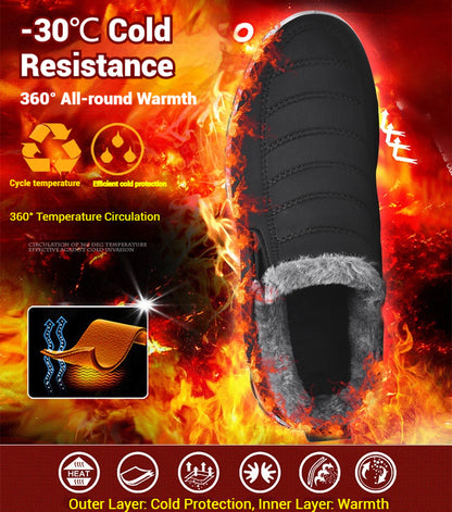 🔥Časově omezená nabídka: sleva 40%🔥 Dámské zateplené bavlněné boty, protiskluzová vysoká podrážka, odolné a pohodlné