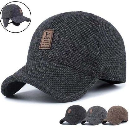 💥Nueva gorra de béisbol cálida para hombre, con protección para las orejas