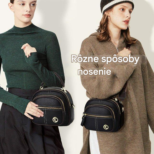 💟【ZĽAVA 45 %】👜2025 Nová malá štvorcová veľkokapacitná prenosná taška/taška na messenger