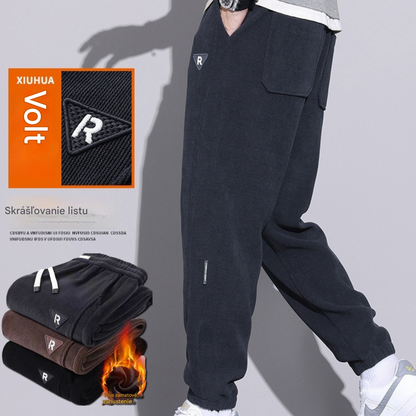 🔥【Kúpte 1 a získajte 1 zadarmo】👖【M-5XL】😎Nové zimné nohavice pre mužov, plus zamat a hrubý manšestr, teplé a ležérne pánske nohavice