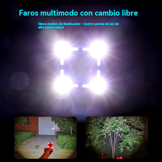 📢🔦【Περιορισμένη προσφορά: Έκπτωση 40%】Πολυλειτουργικό φως κόρνας ποδηλάτου 2 σε 1