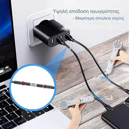 【100 τεμάχια】 Πολυλειτουργικό χιτώνιο στεγανοποίησης επισκευής θραύσης καλωδίων, κιτ συρμάτινου συνδετήρα θερμικής συρρίκνωσης