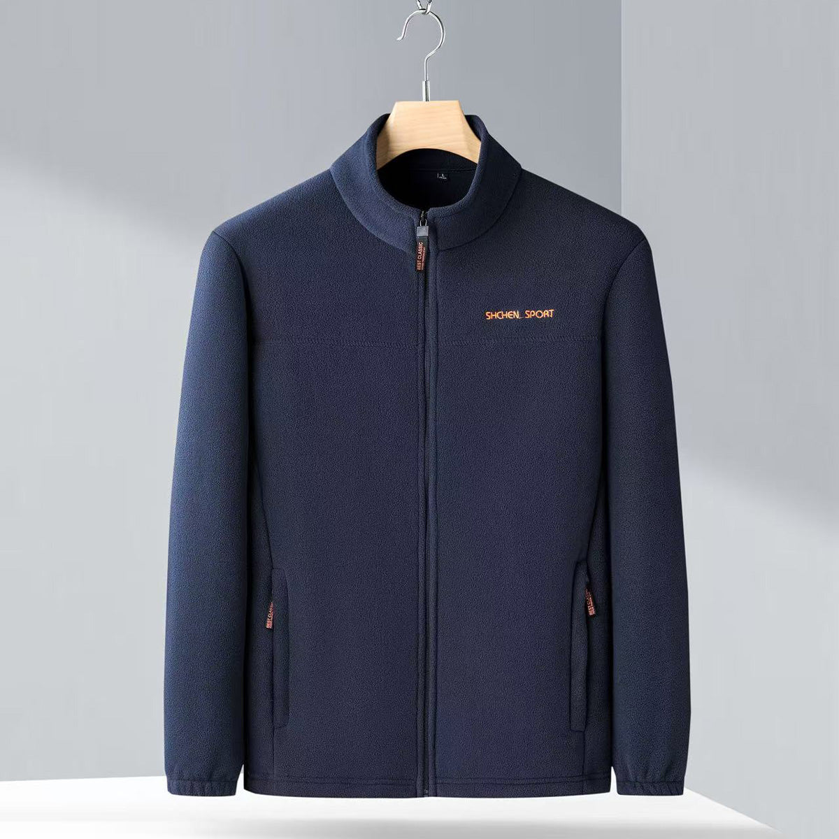 👔 Men jesensku i zimsku polarnu jaknu od runa, jaknu s visokim ovratnikom za mlade i sredovječne muškarce