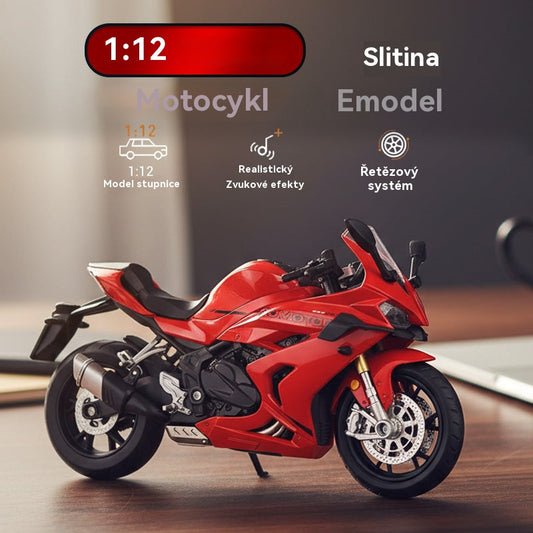 🏍️ Give the dárek excitement! 🎁Model motocyklu v měřítku 1:12