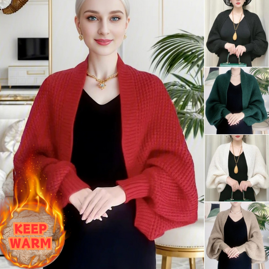 💖【Περιορισμένη προσφορά: Έκπτωση 40%】Φθινόπωρο και χειμώνα νέο μαλακό πλεκτό ζεστό ζακέτα σάλι