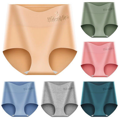 💖Zadnji dan 50 % popusta - 【Kupite 3, prejmete 3 brezplačno】Visok pas, bombažne hlačke za privzdignjeno zadnjico✨️ (45-105 kg)
